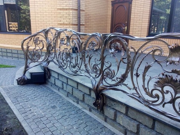 Кований балкон, 1 м.п., арт. 40009